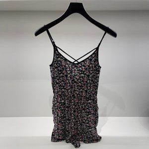 H&M Divided Cross Back Romper Floral 8